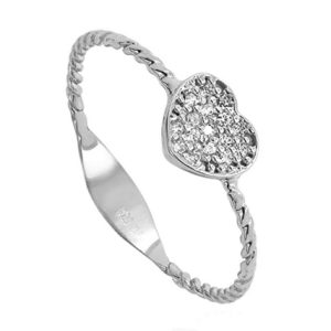 Sortija -Mod.xx, Oro 18K blanco