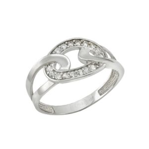 Sortija -Mod.xx, Oro 18K blanco
