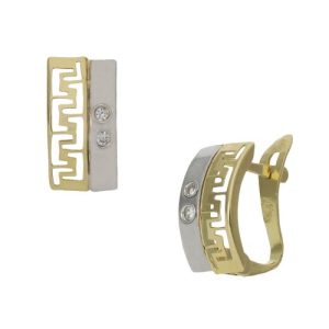 Pendientes -Mod.CC, Oro 18K