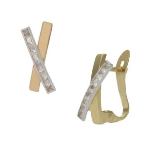 Pendientes -Mod.CC, Oro 18K