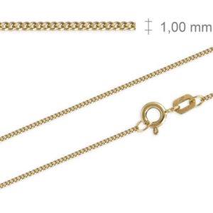 Cad.45cm -Mod.Vilvao E.Corto, Oro 18K