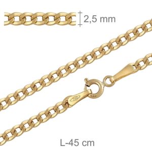 Cad.Barbada H. A2,5L45 CiR, Oro 18K