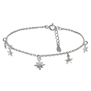 Tobillera, Plata de Ley