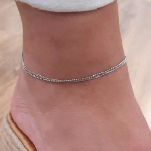 Tobillera, Plata de Ley