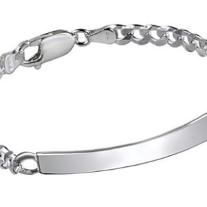 Pulsera Placa, Plata de Ley