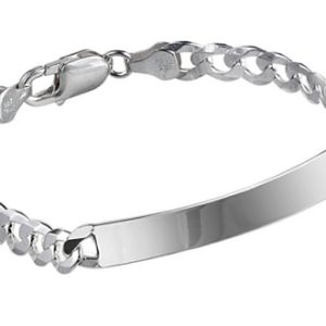 Pulsera Placa, Plata de Ley