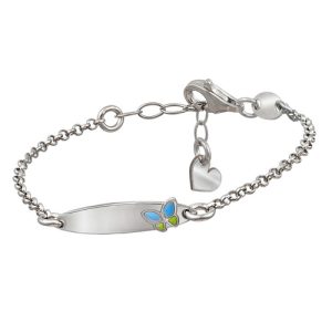 Pulsera Plaquita, Plata de Ley