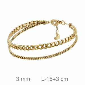 Pulsera, Plata B.Oro