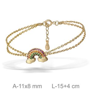 Pulsera, Plata B.Oro