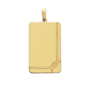 Colgante, Plata B.Oro