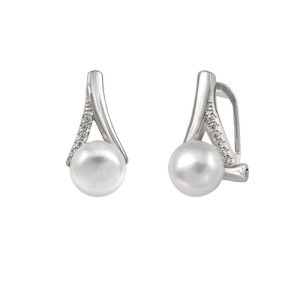 Pendiente, Plata Perlas