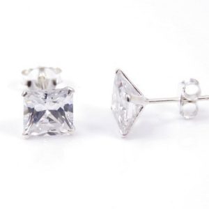 Pend. Circón Cuad.Presión 7mm, PL