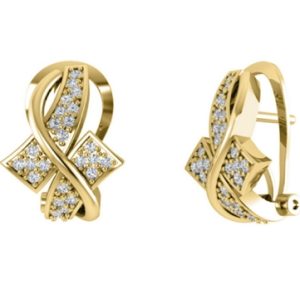 Pendiente, C.Omega B.Oro