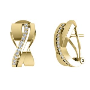 Pendiente, C.Omega B.Oro