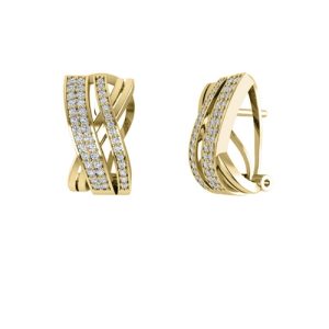 Pendiente, Plata B.Oro