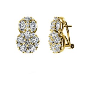 Pendiente, Plata B.Oro