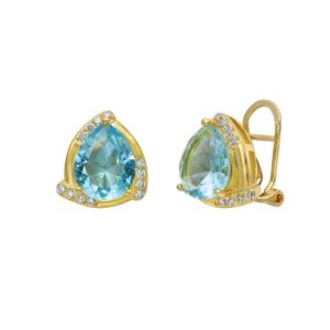 Pendiente, Plata B.Oro