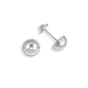 Pend. Media Bola 7mm, Plata de Ley