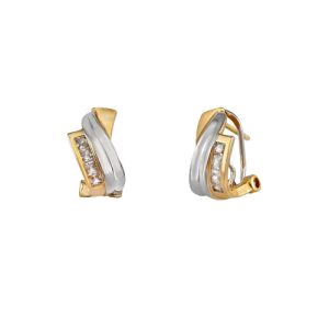 Pendiente, Plata B.Oro C.Omega