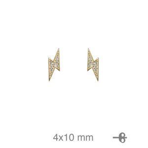 Pendiente, Plata B.Oro