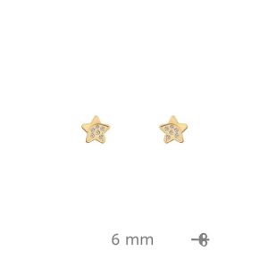 Pendiente, Plata B.Oro